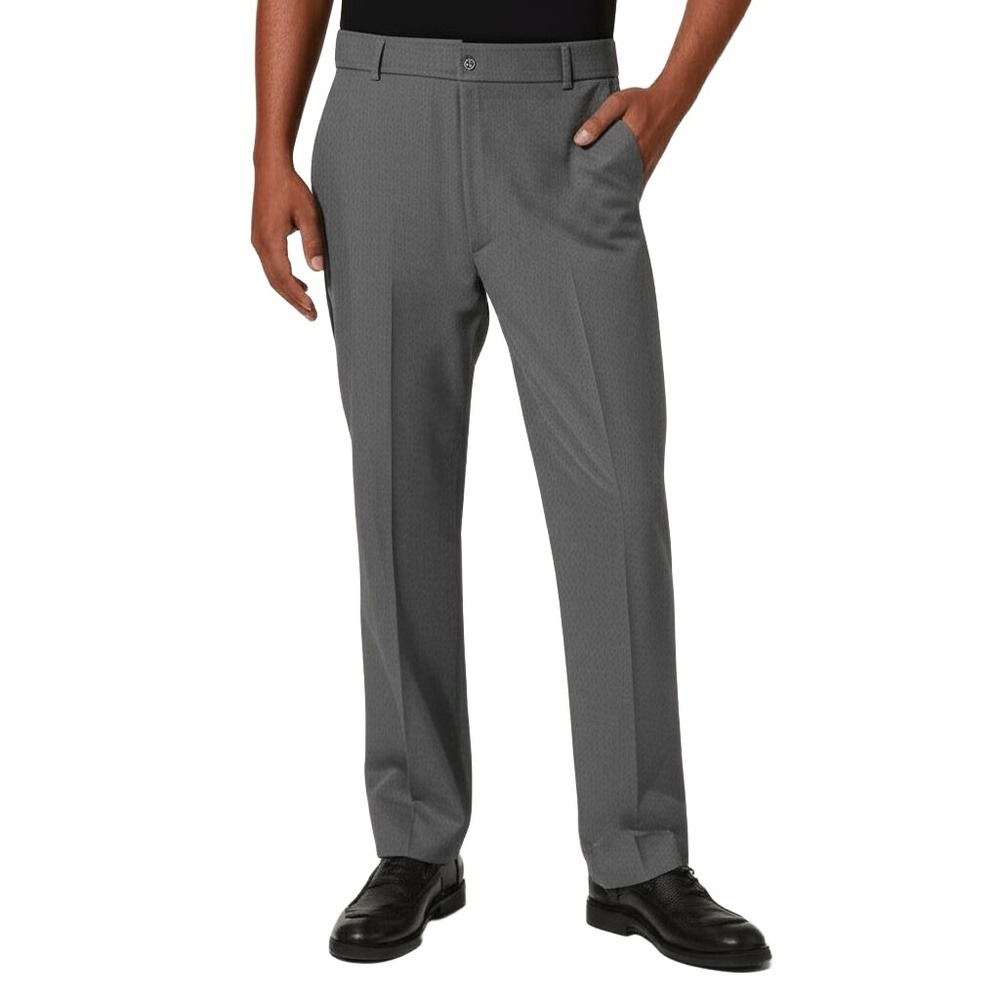 Levi Strauss & Co Mens Gray Trousers Pants Pleated Front Size 34โ New